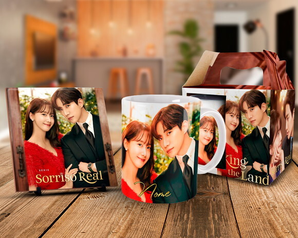 Caneca Personalizada + Kit Dorama Sorriso Real