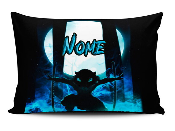 Caneca Personalizada + Kit Inosuke Demon Slayer com Nome