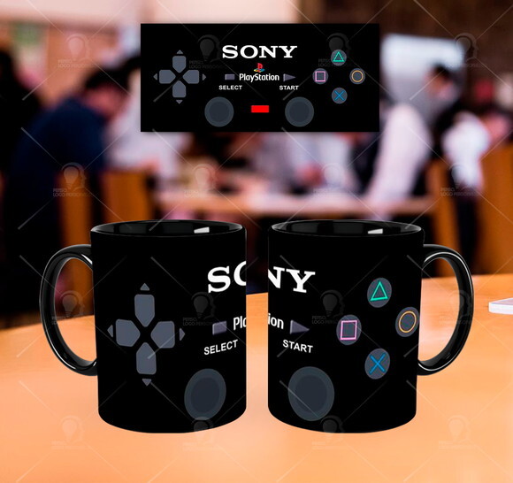Caneca Personalizada + Kit Playstation Sony - Mod 002
