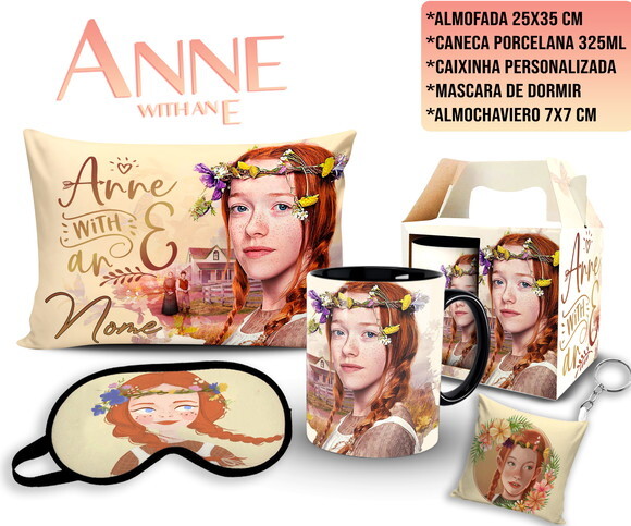 Caneca Personalizada + Kit Série Anne With An e com Nome