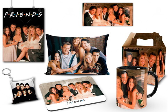 Caneca Personalizada + Kit Série Friends - Mod 002