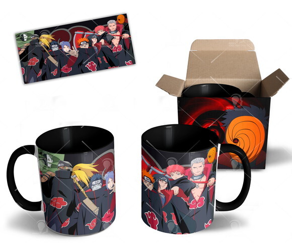 Caneca Personalizada Akatsuki Naruto Shippuden - Mod 002