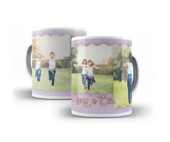 Caneca Personalizada Amizade Mosaico Instagram 3 Fotos
