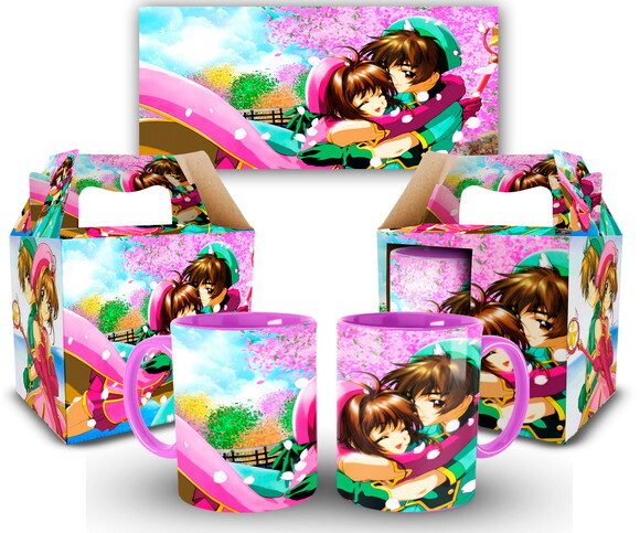 Caneca Personalizada Anime Sakura Card Captor + Caixa 1 unid