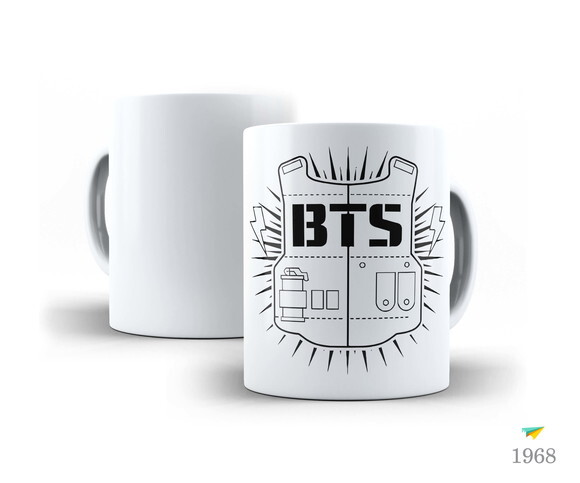 Caneca Personalizada Banda Bts Kpop #2