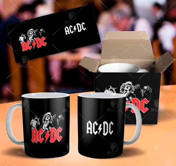 Caneca Personalizada Banda ACDC Rock ac/dc- Mod 003