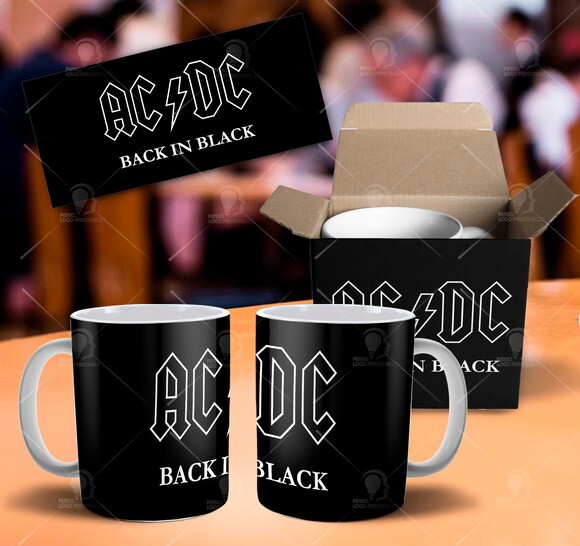 Caneca Personalizada Banda ACDC Rock ac/dc- Mod 002