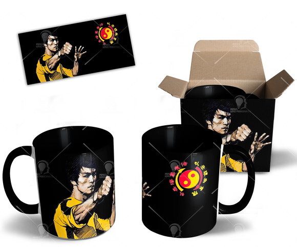 Caneca Personalizada Bruce Lee -Mod 002