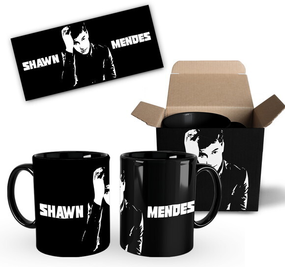Caneca Personalizada Cantor Shawn Mendes + Caixinha - Mod003