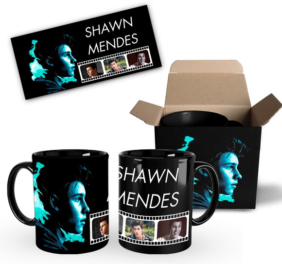 Caneca Personalizada Cantor Shawn Mendes + Caixinha - Mod004