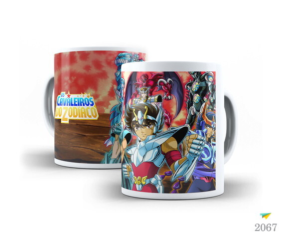 Caneca Personalizada Cavaleiros do Zodíaco #12