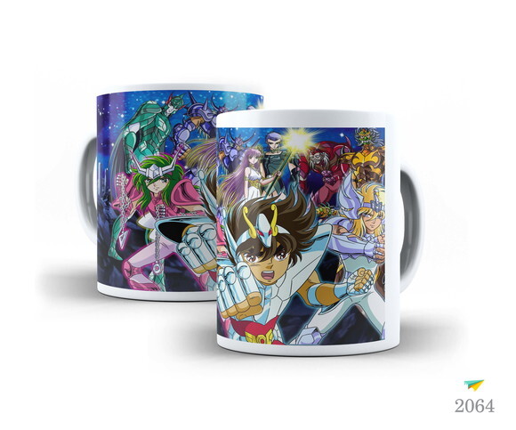 Caneca Personalizada Cavaleiros do Zodíaco #9