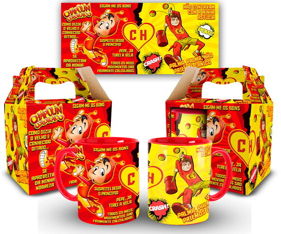 Caneca Personalizada Chapolin Colorado + Caixinha!! 1 unid