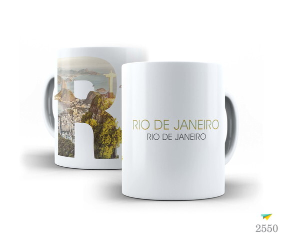 Caneca Personalizada Cidade Turística Rio De Janeiro Mod 1