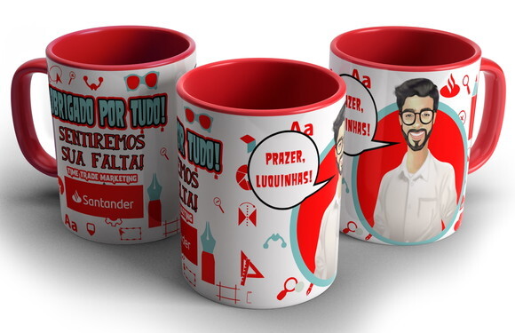 Caneca Personalizada com Caricatura Profissional+Kit!!#1