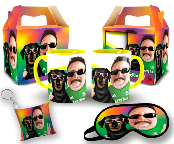 Caneca Personalizada com Caricatura Profissional+Kit!!#3