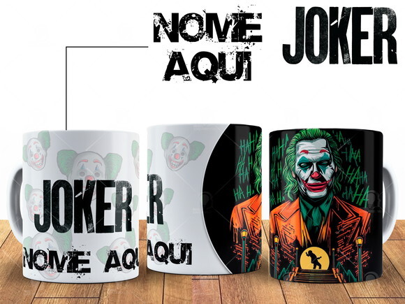 Caneca Personalizada Coringa Joker FIlme Com Nome