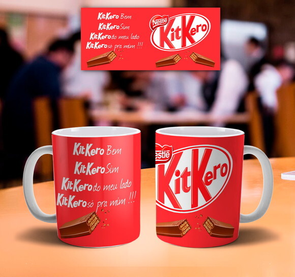 Caneca personalizada dia da Páscoa Kit Kero Nestle