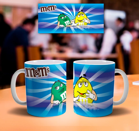 Caneca personalizada dia da Páscoa M&M