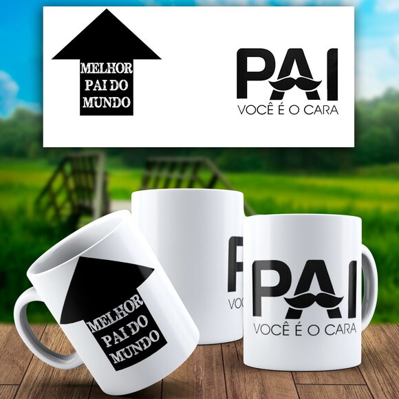 Caneca Personalizada DIa dos Pais Presente + Caixinha #13