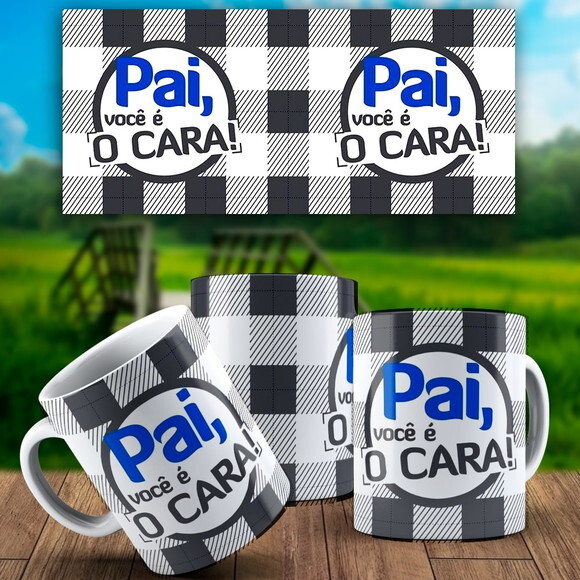 Caneca Personalizada DIa dos Pais Presente + Caixinha #14