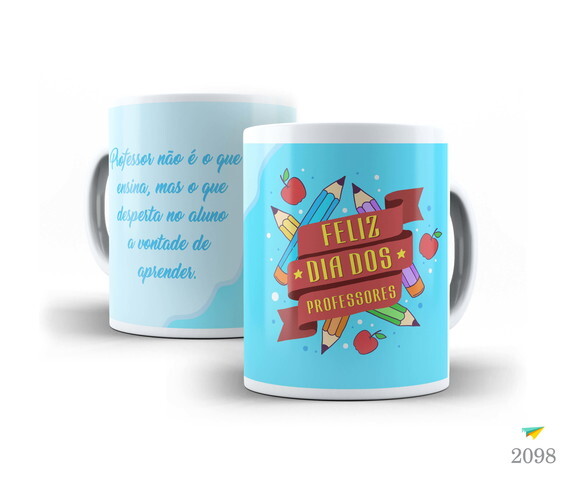 Caneca Personalizada Dia Dos Professores 10 unidades