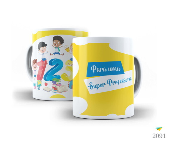 Caneca Personalizada Dia Dos Professores 10 unidades