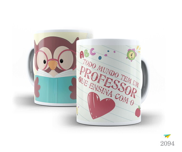 Caneca Personalizada Dia Dos Professores 10 unidades