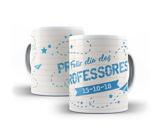 Caneca Personalizada Dia Dos Professores 10 unidades