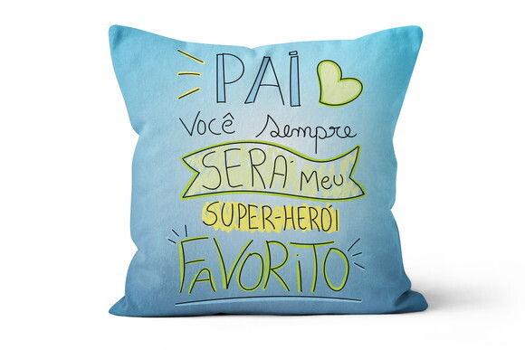 Caneca Personalizada e Almofada Dia dos Pais com 1 foto