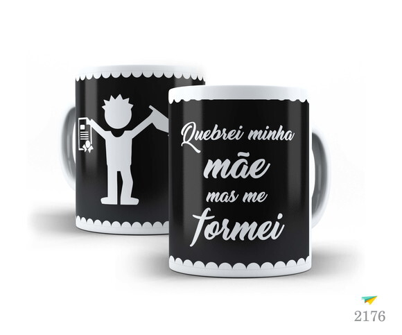 Caneca Personalizada Formatura Faculdade 2019 + Caxinha #16
