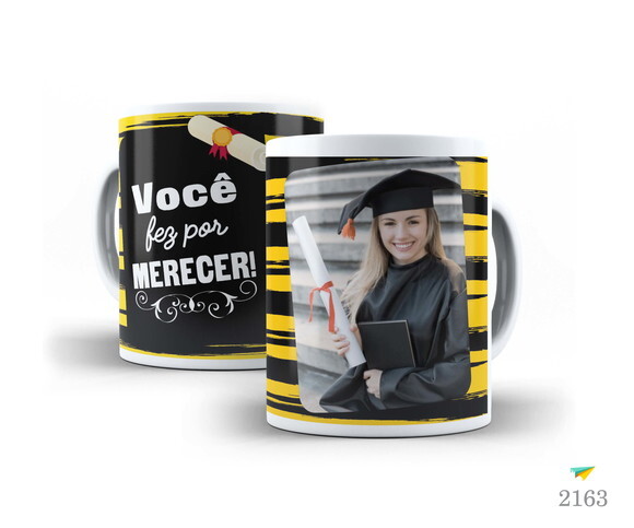 Caneca Personalizada Formatura Faculdade 2019 com foto #03
