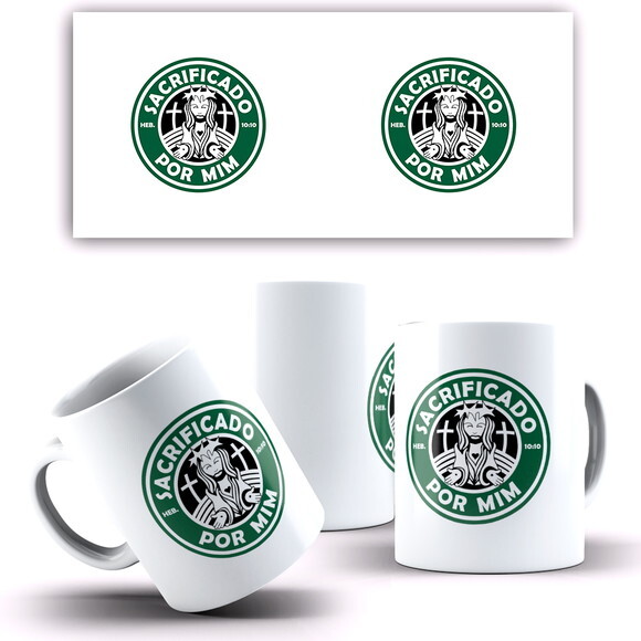 Caneca Personalizada Gospel Jesus Sacrificado Por Mim #04