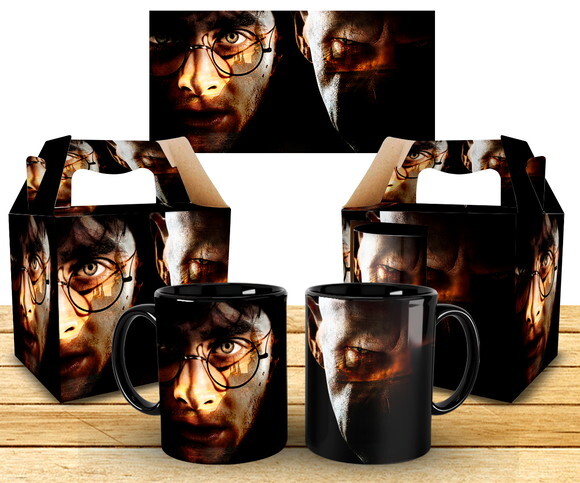 Caneca Personalizada Harry Potter E Lord Voldemort + Caixa