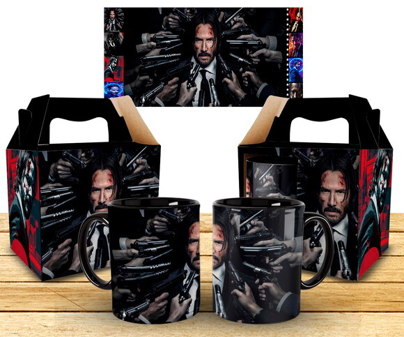 Caneca Personalizada John Wick + Caixinha !Mega Oferta!!#1.1