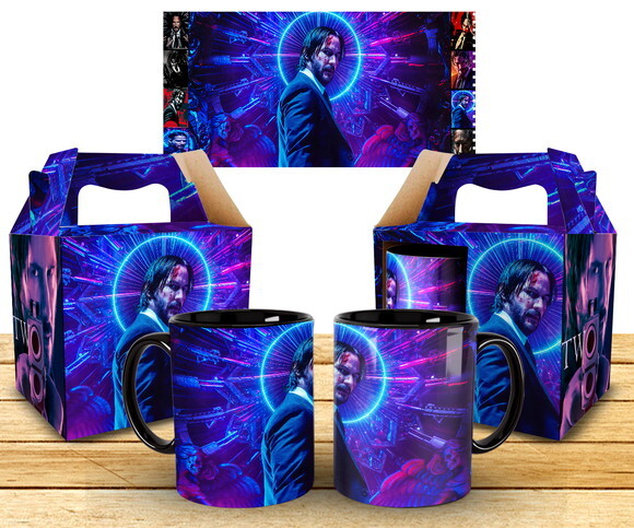 Caneca Personalizada John Wick + Caixinha !Mega Oferta!!#3.1