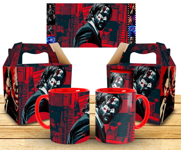 Caneca Personalizada John Wick + Caixinha !Mega Oferta!!#4.1