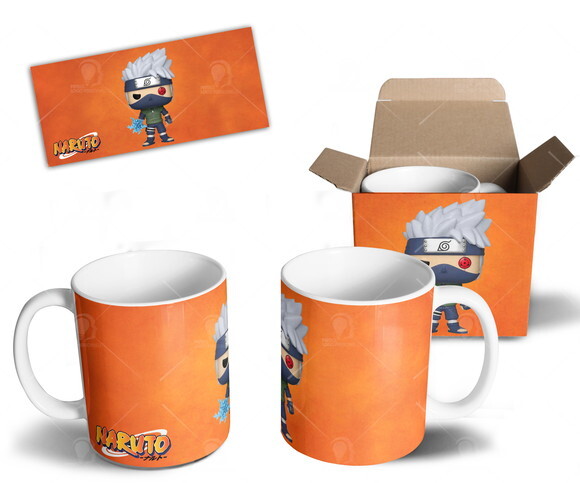 Caneca Personalizada Kakashi Hatake Funko + Caixinha