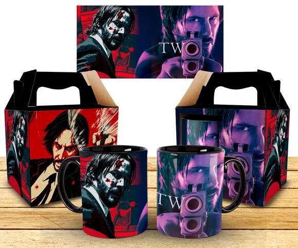 Caneca Personalizada John Wick + Caixinha !Mega Oferta!!#8.1