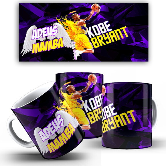 Caneca personalizada kobe bryant nba Lakers