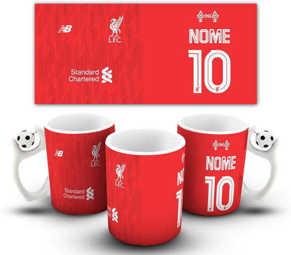 Caneca Personalizada Liverpool camisa 2019 com seu Nome!!!