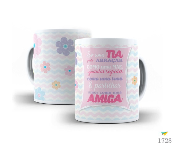 Caneca Personalizada Melhor Tia Amiga + Caixinha #9