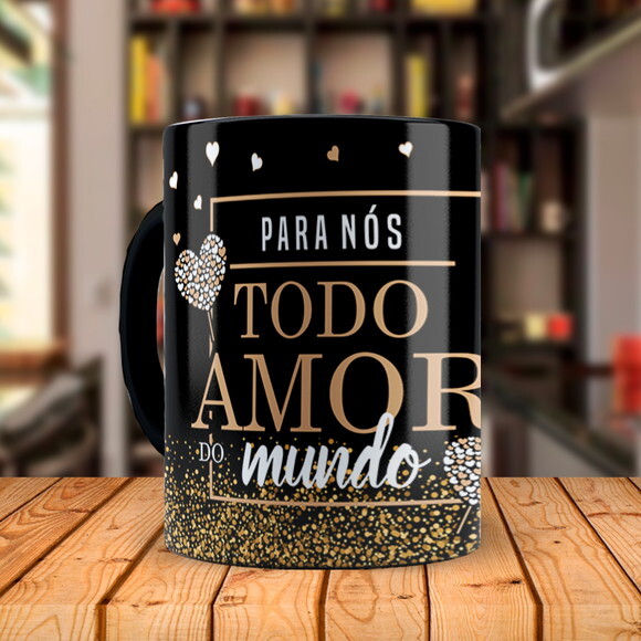 Caneca Personalizada Namorados para Nós com Foto e Nome