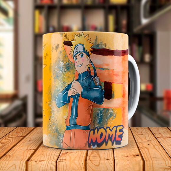 Caneca Personalizada Naruto com Nome