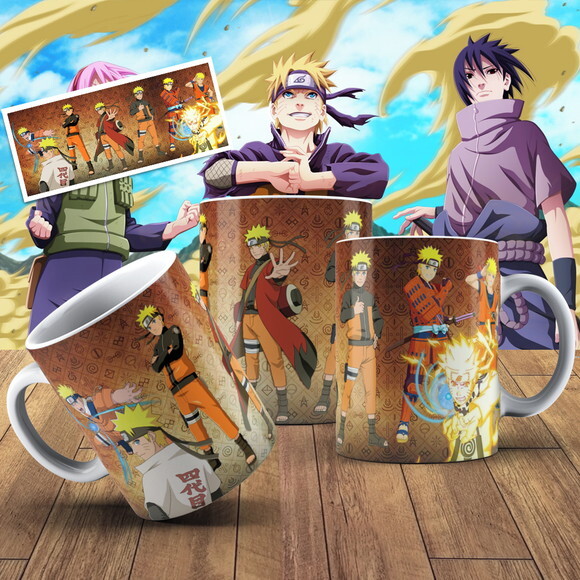 Caneca Personalizada Naruto Shippuden + Caixinha #1