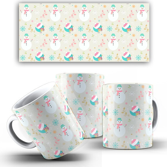 Caneca Personalizada Natal Papai Noel + Caixinha Noel mod 26