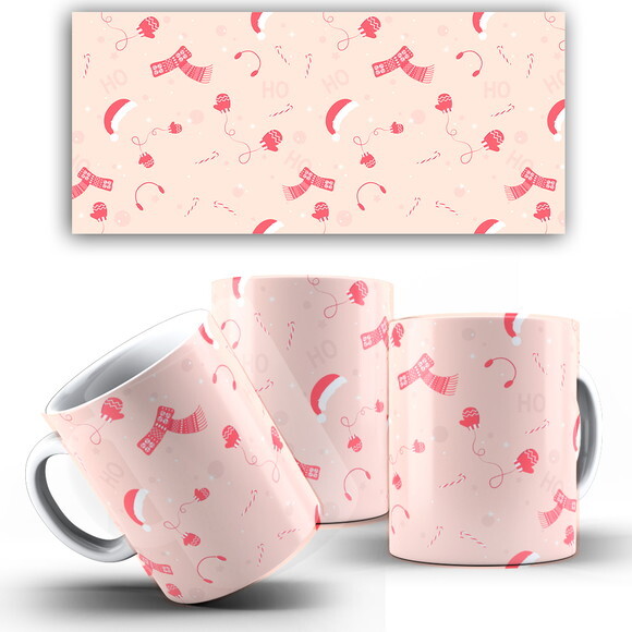Caneca Personalizada Natal Papai Noel + Caixinha Noel mod 27