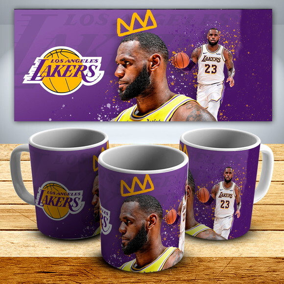 Caneca personalizada NBA Basquete Lebron James #1