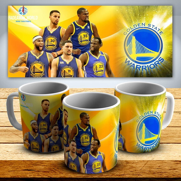 Caneca personalizada NBA Basquete Golden State Warriors #4