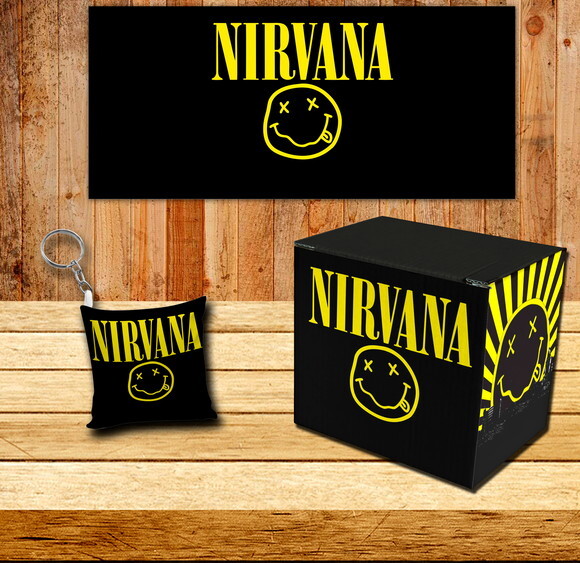 Caneca Personalizada Nirvana + Almochaveiro + Caixinha #1!!